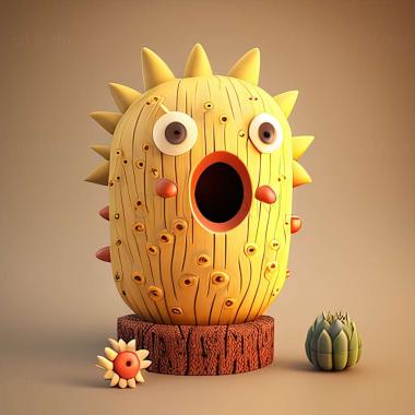 3D model LocoRoco game (STL)